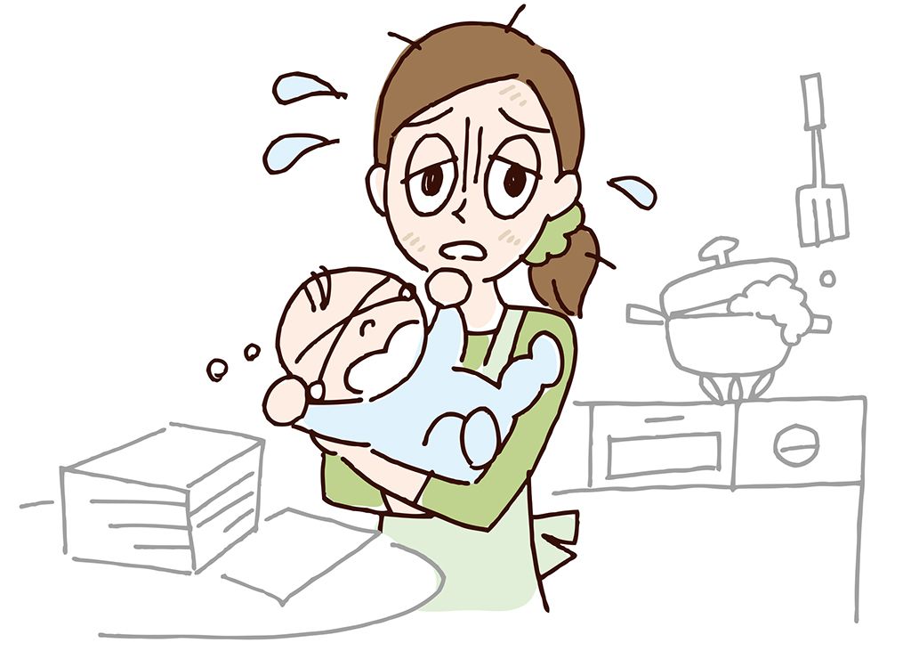 母子 赤子 産後うつ