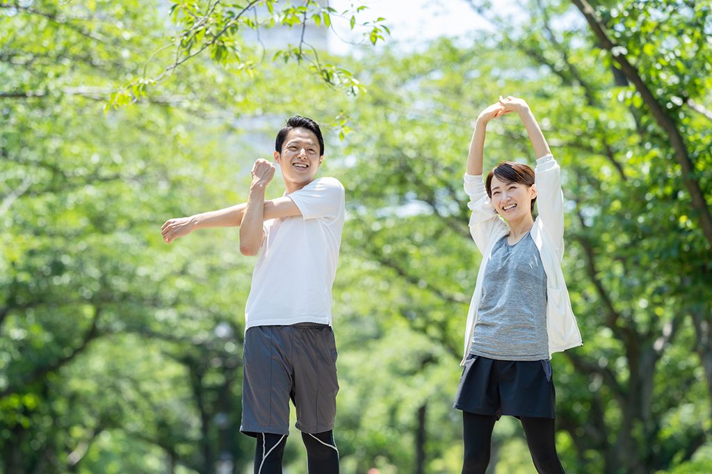 夫婦　カップル　運動