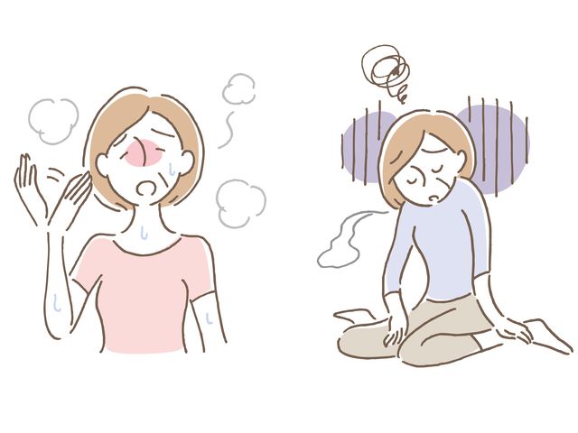 女性 更年期 ホットフラッシュ 無気力